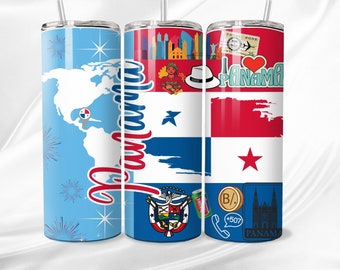 Panama vlag digitaal ontwerp, tuimelaar wraps, muismat ontwerpen, T-shirt graphics Panamese trots printables