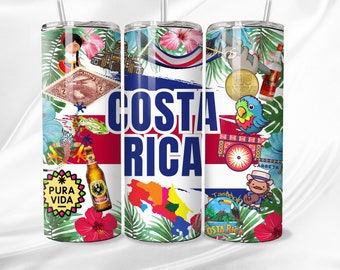 Costa Rica Flag Digital Download for Tumbler Wraps, Mouse Pad Designs, Mugs, T-Shirts Print on Demand, Instant Download