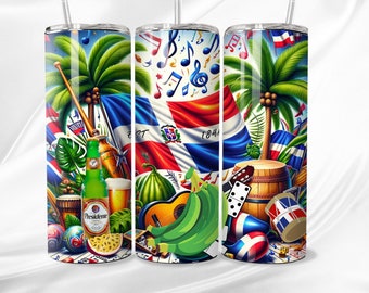 Dominicaanse Republiek vlag beker wrap 20oz, Dominicaanse png, Dominicaanse jpeg, muismat digitaal ontwerp Pronk met je Dominican Pride