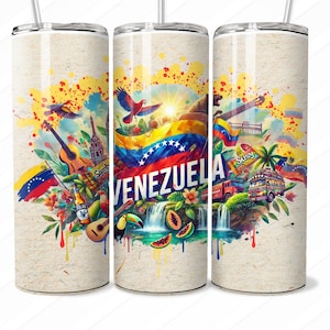 Venezuela Flag Digital Design – Perfect for Custom Creations, Venezula Tumbler Wrap 20oz