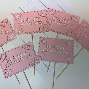piezas centrales de papel picado/papel picado para centro de mesa