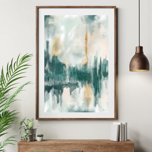 Modern abstract art, digital art print, minimalist wall art print, home decor art, gift for house warming, abstract digital art print