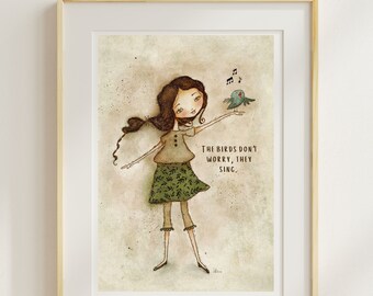 Child Wall art print,  art for kids room, decor for children's room, gift for nursery, wall decor for playroom, nursery wall art and decor