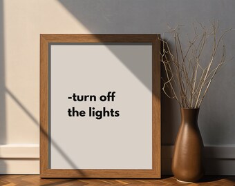 Typography Art Print • Minimalist Home Decor (Digital Download, .svg & PDF Files)