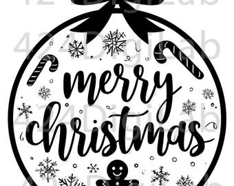 Gingerbread Man Christmas Clipart, Festive Cookie PNG (Digital Download)