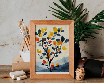 AI Banyan Tree v1 Art Print • Digital Download