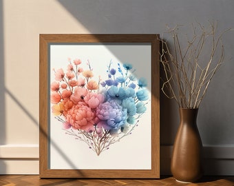 AI Hearth Wall Art Print • Digital Download