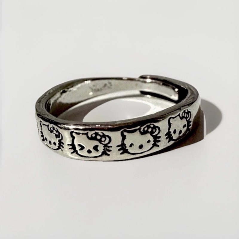 Hello Kitty Rring Hello Kittys Ring - Etsy