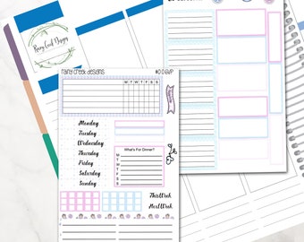 Plum Paper Mini Post It Notes Planner Stickers for Erin Condren Happy Planner and Hobonichi Planners #045 Plum Paper Mini Post It Notes Planner Stickers for Erin Condren Happy Planner and Hobonichi Planners #045