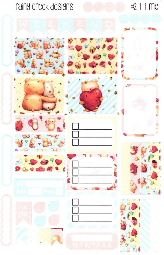 Me Time Script Planner Stickers// Erin Condren// Plum Paper// Happy Planner// Recollections// Functional Stickers #186