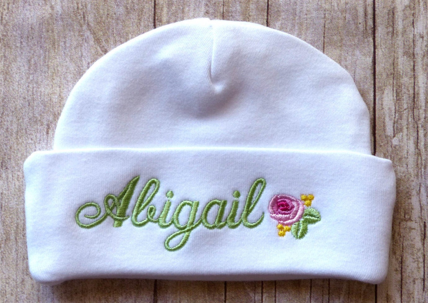 Personalized Newborn Baby Hat Embroidered Infant Boy Girl | Etsy