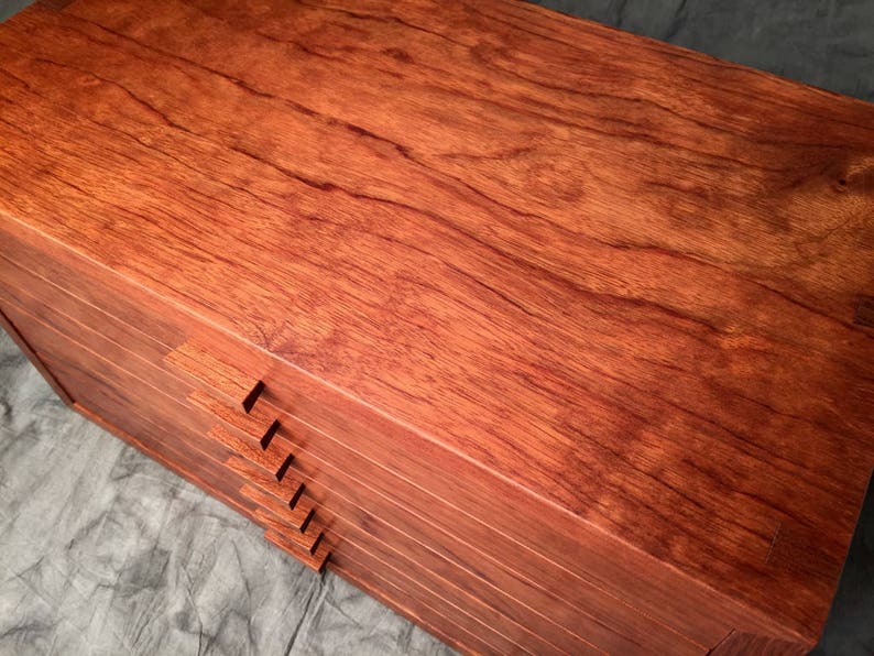 Jewelry Box, Large Bubinga Jewelry Chest image 3