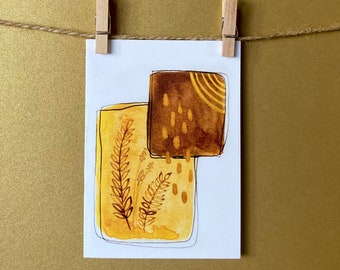 Harvest Rain Notecard