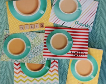 Say it With Coffee Notecards - Set of Six