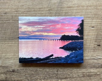 Dyke Sunset Notecard