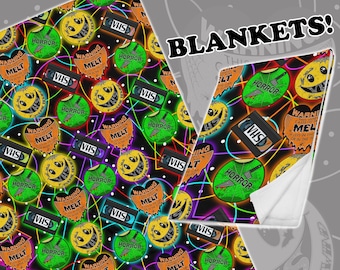 VHS Nostalgia Throw Blanket