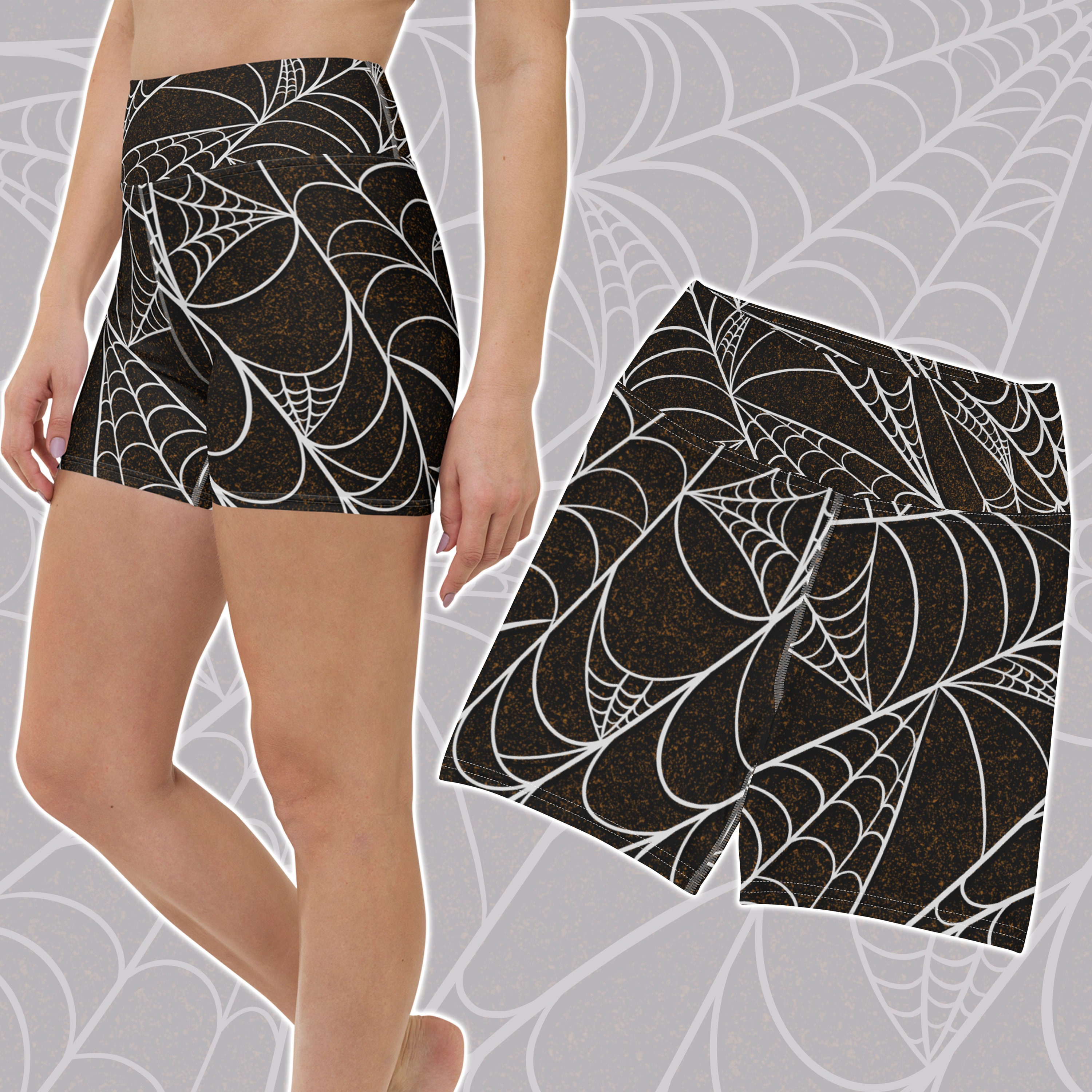 Spider Web Shorts - Etsy