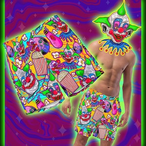 Outer Space Klowns Men's Swim Trunks