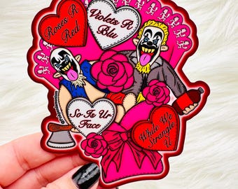 Clown Bouquet Glossy Vinyl Sticker