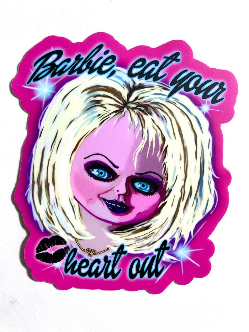 Barbie Eat Your Heart Out High Quality Vinyl Sticker Tiffany | Etsy