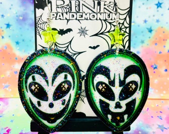 Insane Alien Posse Dangle Earrings Made to Order