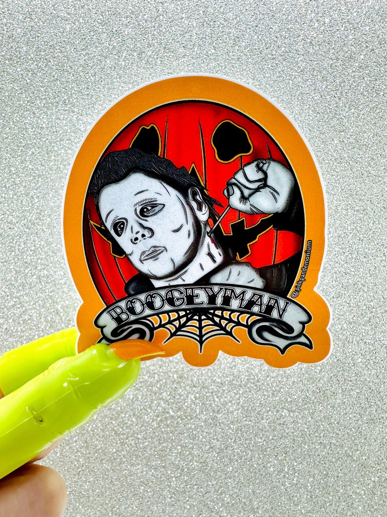 Boogeyman Glossy Vinyl Sticker - Etsy