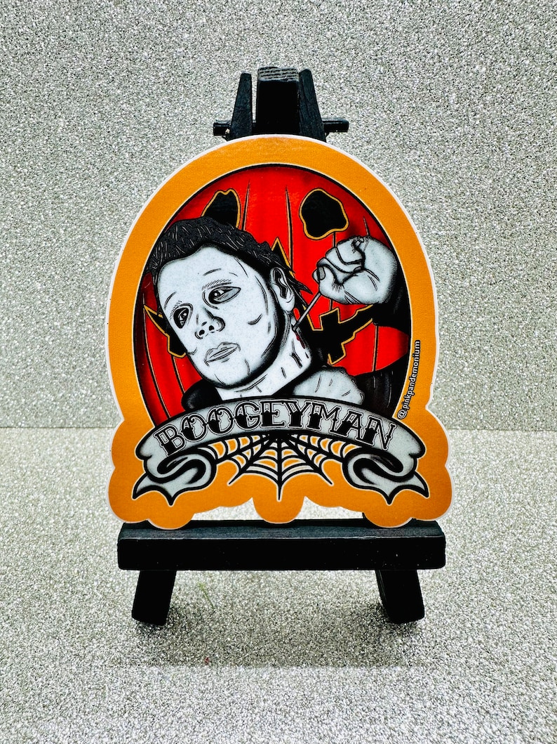 Boogeyman Glossy Vinyl Sticker - Etsy