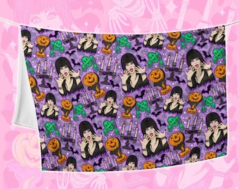 Mistress of the Dark Throw Blanket