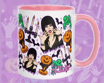 Mistress of the Dark Mug with Color Inside