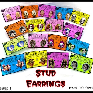 Stud Earrings Custom and Made to Order