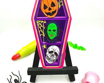Silver Shamrock Coffin Shelf High Quality Vinyl Sticker