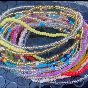 Handmade Beaded Anklet: Minimalist Boho Ankle Bracelet