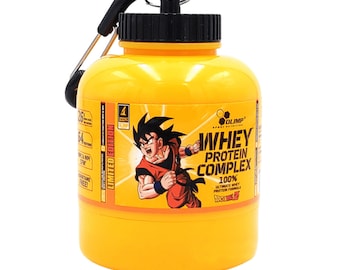 Dragon Ballz Mini Whey Protein Keychain (Double Scoop Size) | Mini Whey Protein Keychain Fitness Gifts | Gym Accessories Gift Gym Bro