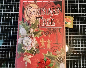 Beautiful Folio with small note pages, Pocket with Tag - Use in your Journal or as a Card