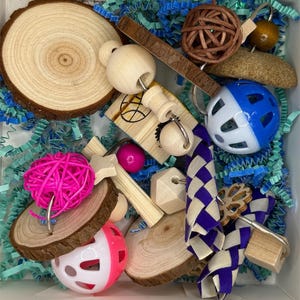 Enriquecimiento para conejos, chinchillas y cobayas - Paquete variado de juguetes