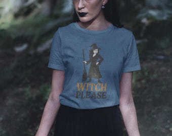 Funny Retro Witch Halloween Shirt: Sassy Graphic Tee