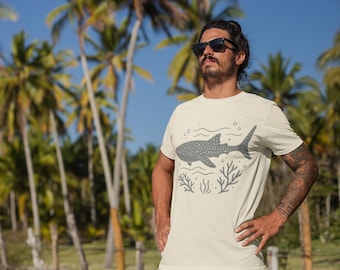 Vintage Whale Shark T-Shirt: Retro Ocean Graphic Tee