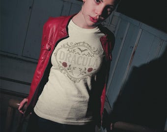 Dracula T-Shirt: Gothic Victorian Vampire Tee, Bram Stoker Horror