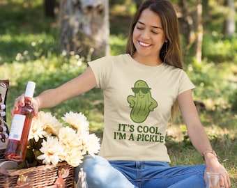Cool Pickle T-Shirt | Funny Food Pun Tee