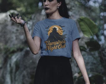 Retro Halloween Shirt: Dracula Graphic Tee - Vampire's Night Out