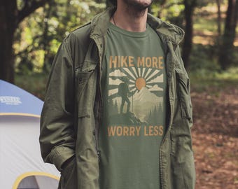 Retro Hiking T-Shirt: Outdoorsy Nature Lover Gift