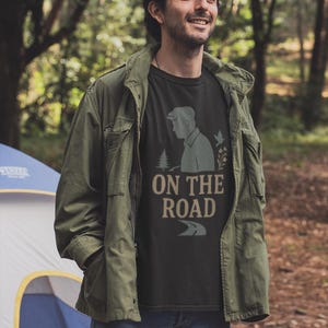 On the Road T-Shirt: Jack Kerouac, Beat Generation Literary Tee