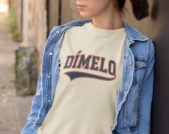 DÍMELO Spanish Slang Shirt – Bilingual Latinx Pride Graphic Tee