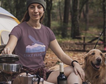Eagle T-Shirt: Motivational Hiking Tee - Women's Wanderer Gift