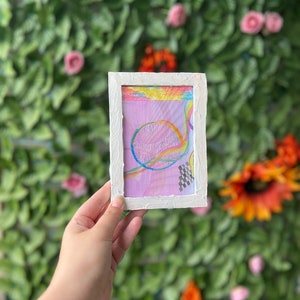 Abstract Art with Textured frame