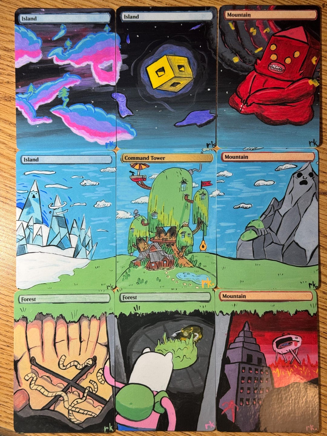Adventure Time Land Set, Magic the Gathering Proxy Set - Etsy