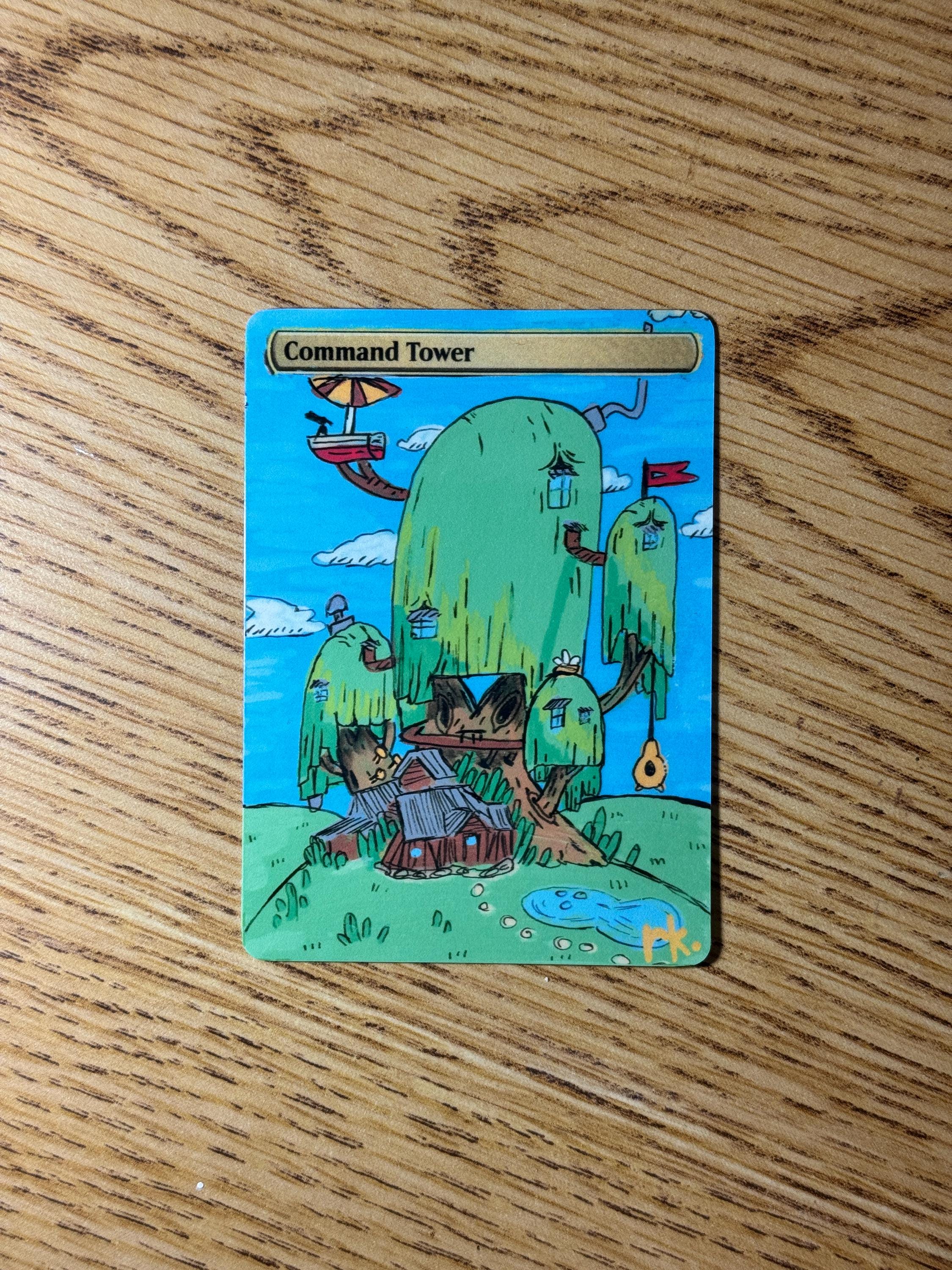 Adventure Time Command Tower, Magic the Gathering Proxy - Etsy