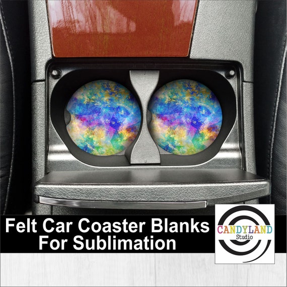 Sublimation Car Coaster, 100 each, sublimation coating