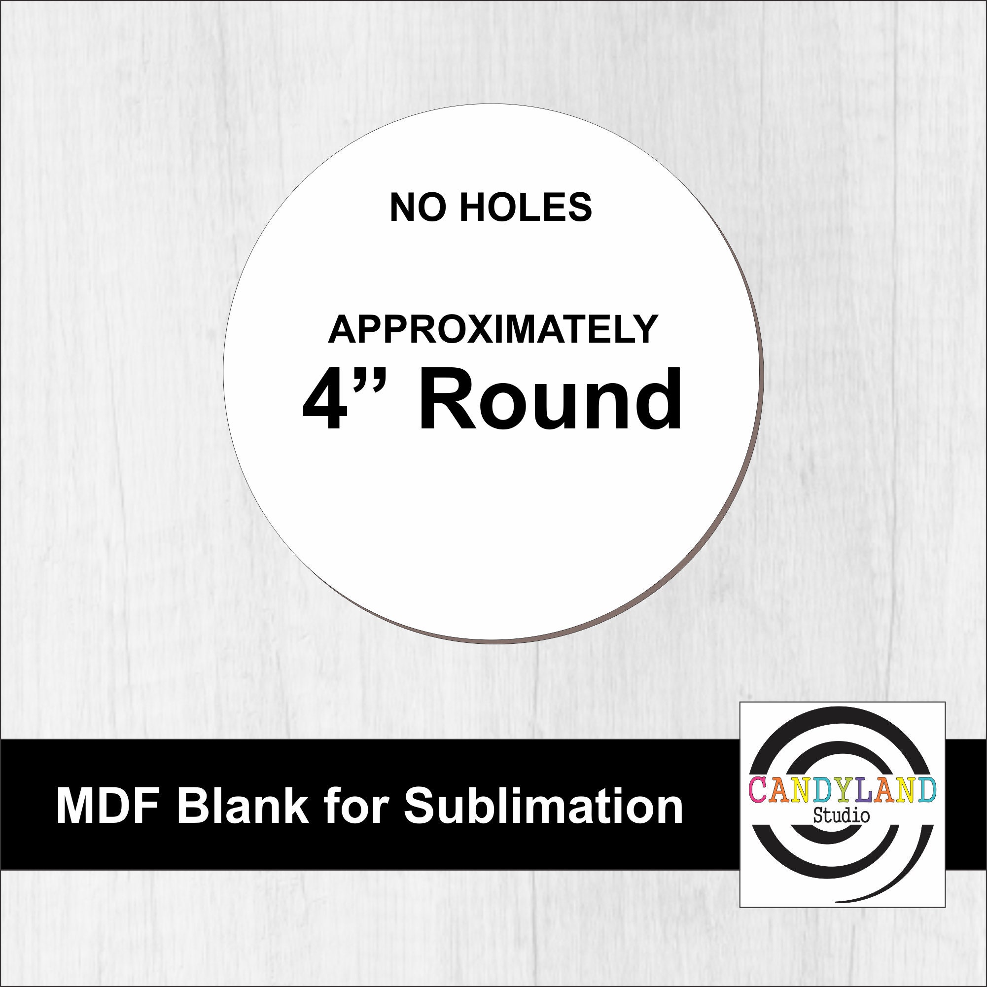 ROUND MDF BUTTON - BLANK FOR SUBLIMATION