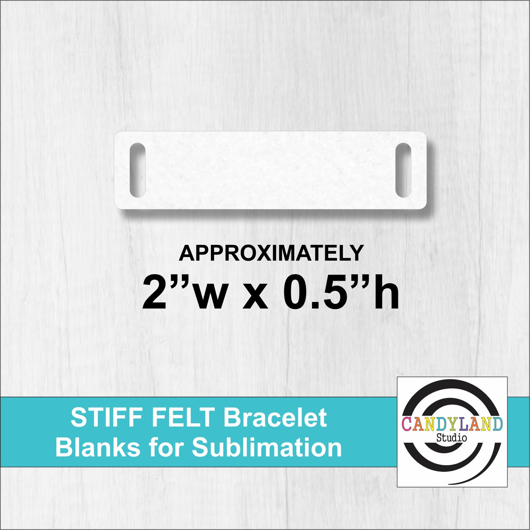 Stiff Felt Bar Bracelet Sublimation Blanks DIY Aromatherapy Jewelry School  Spirit 